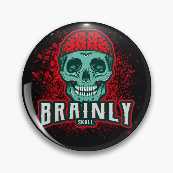 Item preview, THE BRAINLY SKULL designed and sold by MJ96-PRO.