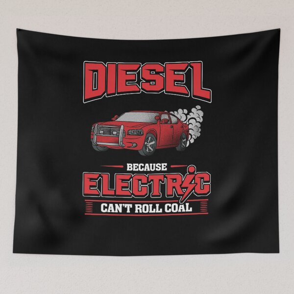 Item preview, Diesel because electric can't roll coal designed and sold by Captain Mood.