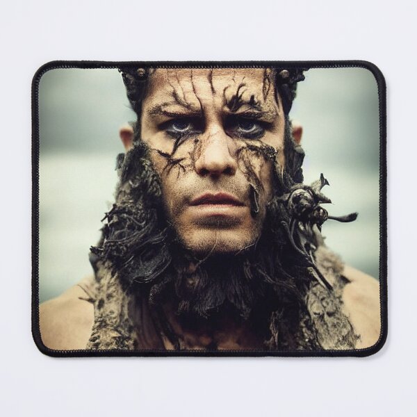 Item preview, King of the damned warrior portrait designed and sold by RK - Shop.