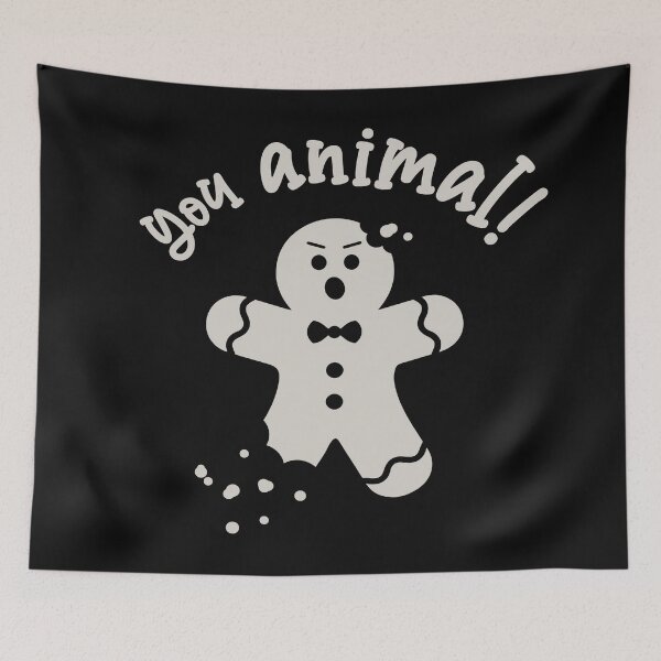 Item preview, You Animal - Gingerbread Cookies designed and sold by RebeccaRe.