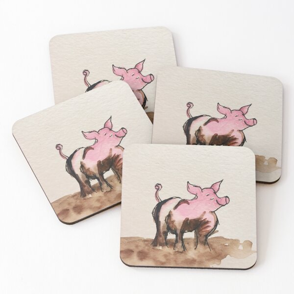 Item preview, Happy Pig designed and sold by Rebecca Seeman.