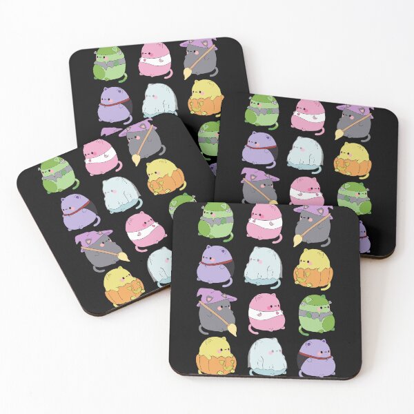 Item preview, Cute Kawaii Chubby Chonky Halloween Cat #7 designed and sold by Annisa Yuwanda.