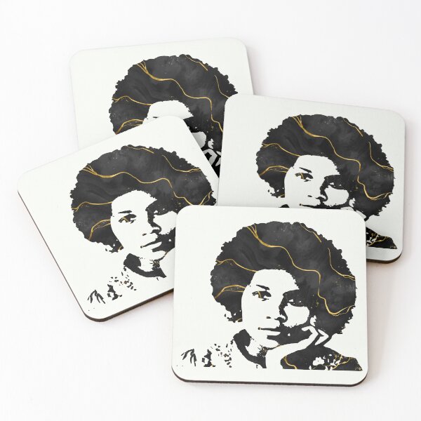 Item preview, Bell Hooks Image Gold Marble Gloria Jean Watkins RIP  | Bell Hooks Legendary Black Woman | Melanine | Black the Prime Element Black Pride designed and sold by SchlossInspire.