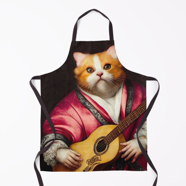 Item preview, Guitarist Cat designed and sold by ladarkepoque.