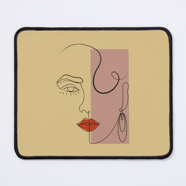 Item preview, Women Face Line Art designed and sold by RUMI-ART-PLANET.