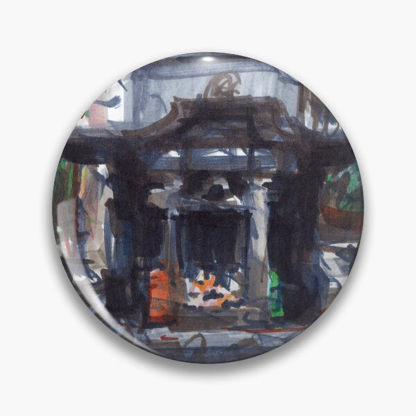 Item preview, Shrine In March - Marker Sketch designed and sold by TomuAri.