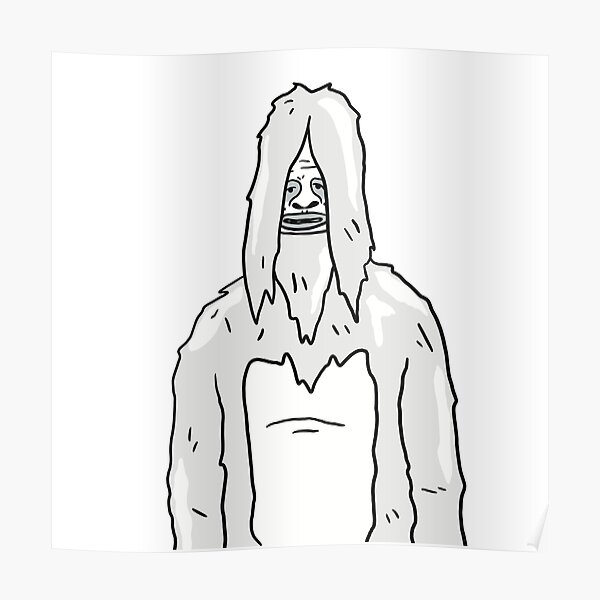 Sassy The Sasquatch Poster For Sale By Sturgesc Redbubble 6891