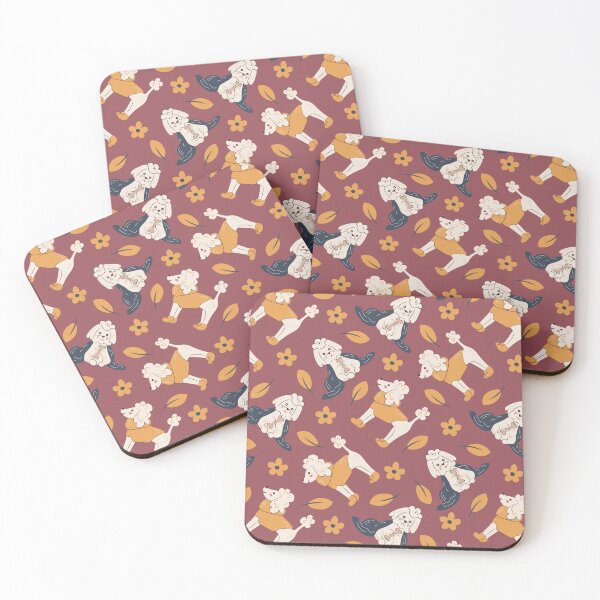 Item preview, Cozy Winter Dogs - Seamless Pattern designed and sold by DebbisPalette.