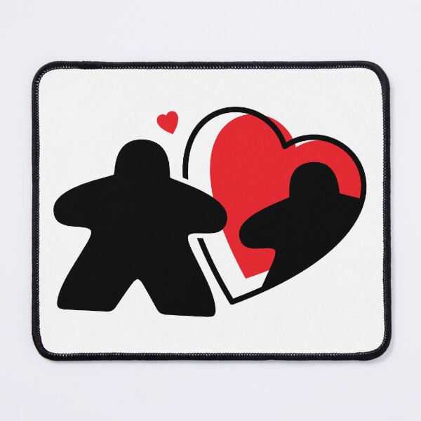Item preview, Meeple Couple in Love - Perfect for the Board Game Couple designed and sold by BeamGeeks.