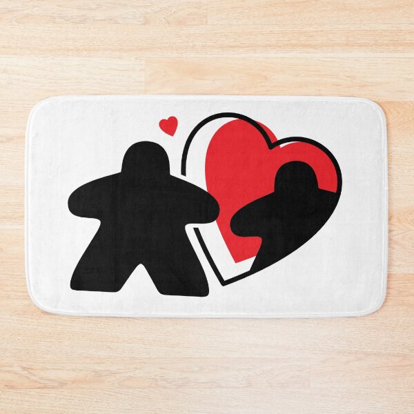 Item preview, Meeple Couple in Love - Perfect for the Board Game Couple designed and sold by BeamGeeks.