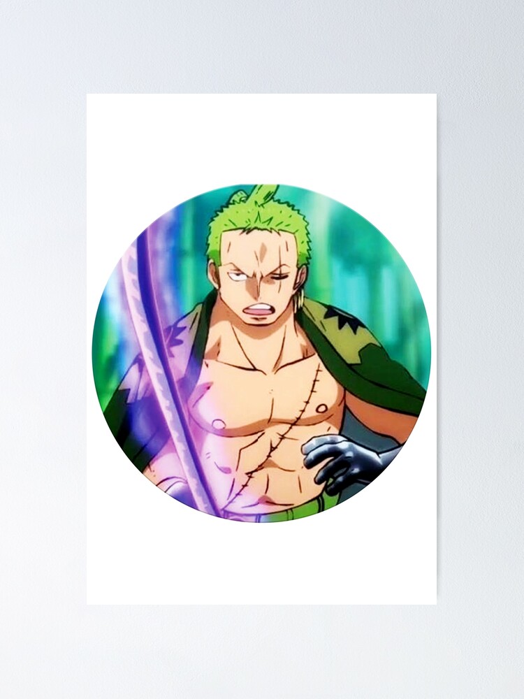 roronoa zoro and enma  Poster for Sale by ying -anime