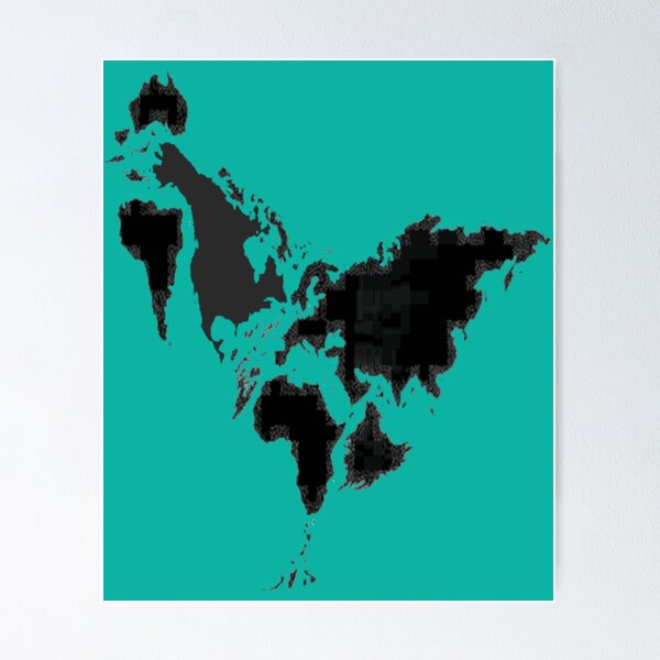 Item preview, Continent Chicken designed and sold by GeovaGoodwin.