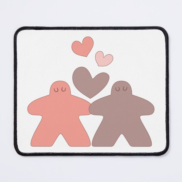 Item preview, Meeple Couple in Love - Perfect for the Board Game Couple designed and sold by BeamGeeks.