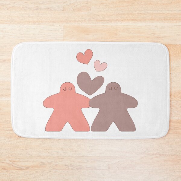 Item preview, Meeple Couple in Love - Perfect for the Board Game Couple designed and sold by BeamGeeks.