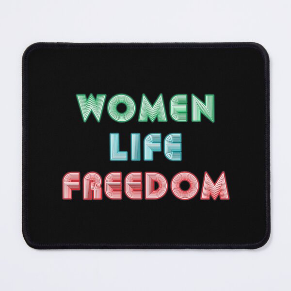 Item preview, Women Life Freedom - Neon Text designed and sold by Whimsical Thinker.