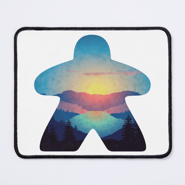 Item preview, Beautiful Sunset Adventure Meeple Board Game Scene designed and sold by BeamGeeks.