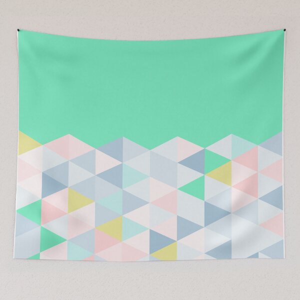 Item preview, Pastel Geometric (Mint) designed and sold by Blue-Banana.