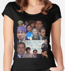 Michael Scott World's Best Boss Women's Fitted Scoop T-Shirt