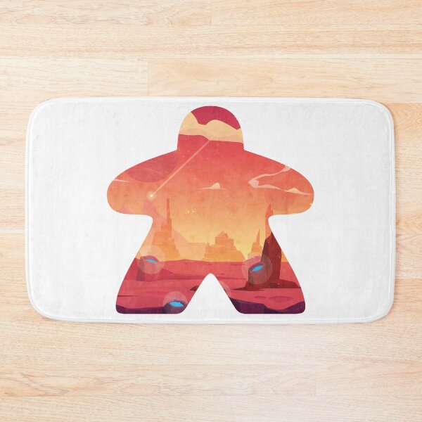 Item preview, Mars and Space themed Adventure Meeple Board Game Scene designed and sold by BeamGeeks.