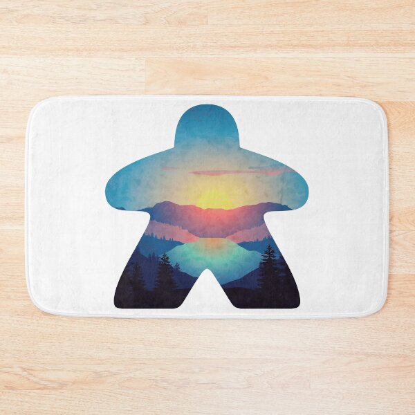 Item preview, Beautiful Sunset Adventure Meeple Board Game Scene designed and sold by BeamGeeks.