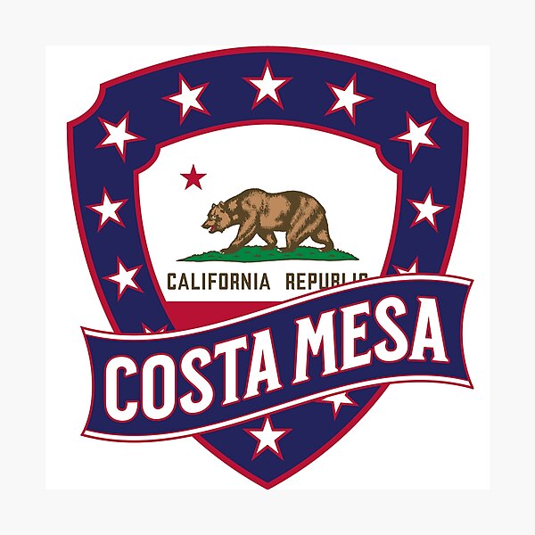 Item preview, Costa Mesa CA designed and sold by KireCities.