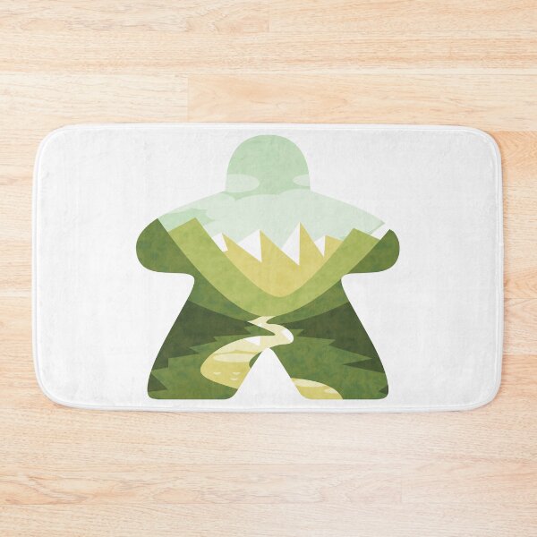 Item preview, River through the Mountain Adventure Meeple Board Game Scene designed and sold by BeamGeeks.