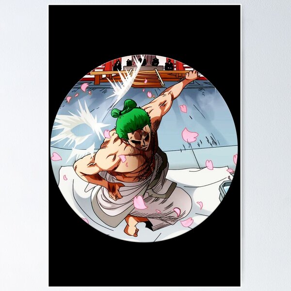 Item preview, zoro in wano from anime one piece designed and sold by ying -anime.