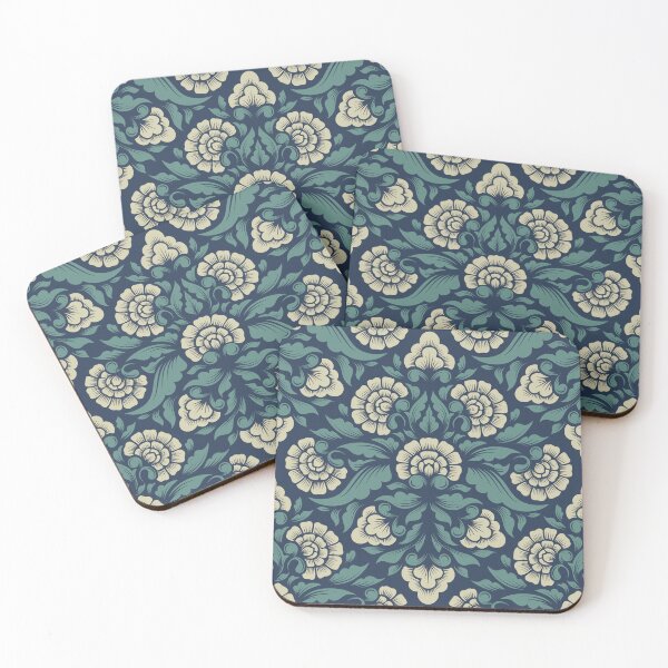 Item preview, 2190 - Victorian flowers pattern designed and sold by RouCouCou.