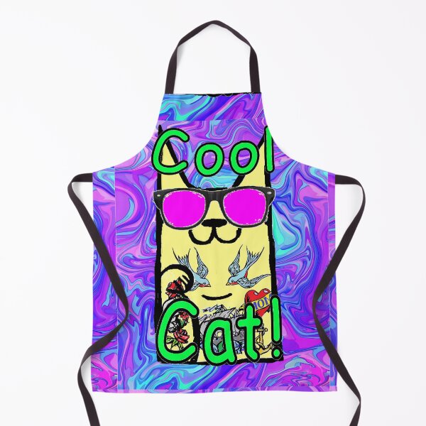 Item preview, cool cat Hipster Graffiti urban sticker designed and sold by LowEndGraphics.