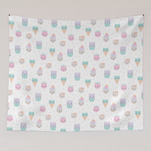 Artikelvorschau, Kawaii Kitty Icecreams entworfen und verkauft von Rainbows Galore.