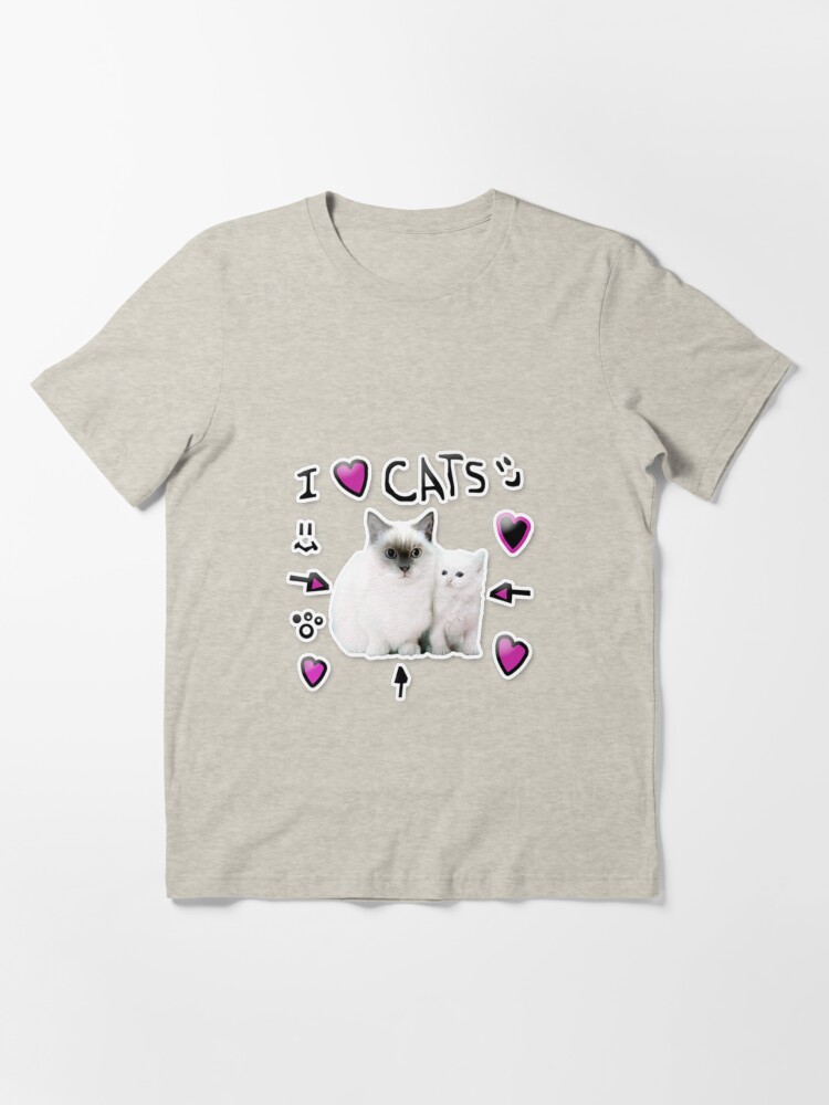 Denisdaily i love cats t shirt top