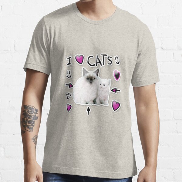 Denis Daily I Love Cats Essential T Shirt for Sale by BridieRitchi