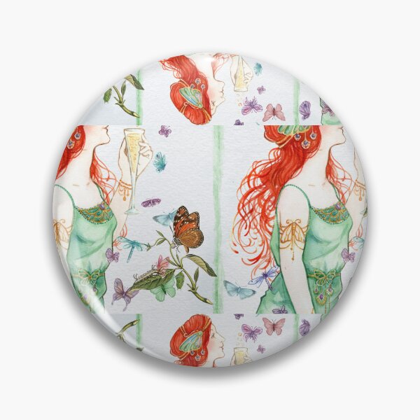Item preview, Background woman butterfly pattern designed and sold by Kamzzi.