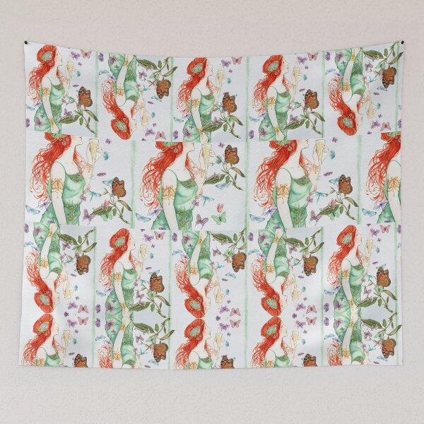 Item preview, Background woman butterfly pattern designed and sold by Kamzzi.