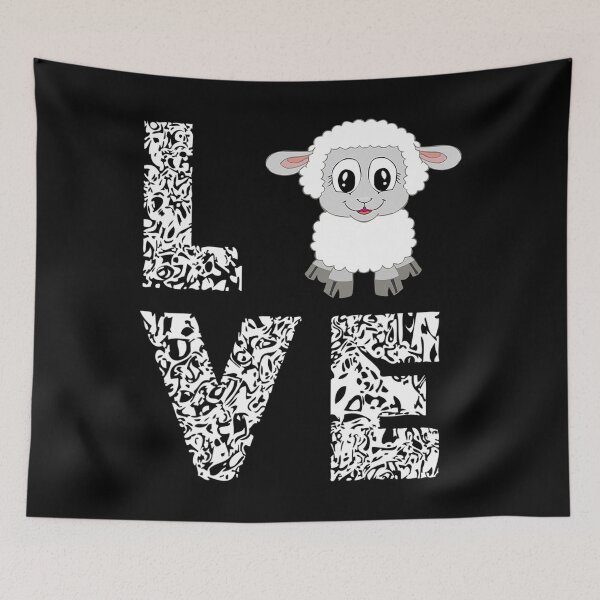 Item preview, Sheep Lamb Love Livestock Farmer Cattle Sketch TShirts Gifts designed and sold by eminentjournal9.