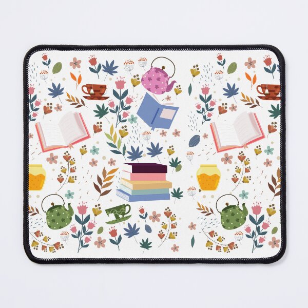 Item preview, flowery books and tea designed and sold by shirtscom.