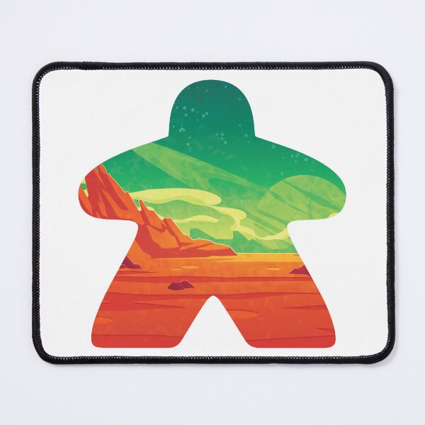 Item preview, Mars and Space themed Adventure Meeple Board Game Scene designed and sold by BeamGeeks.