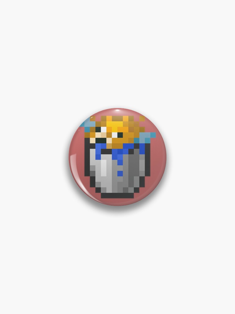 Minecraft Bucket of Pufferfish (1.14 texture) Pin for Sale by