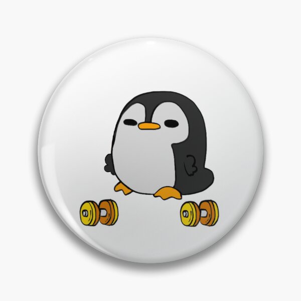 Item preview, Bodybuilder Penguin - gym designed and sold by Morbaklava.