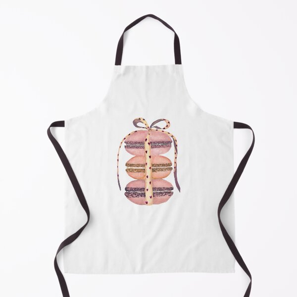 Item preview, Pink french macaroon watercolor illustration designed and sold by Yana Mustafina | Boho Soulful Designs.
