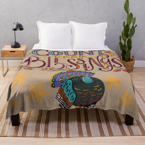 Item preview, COUNT YOUR BLESSINGS MULTICOLORED TURKEY designed and sold by LanaDevon.