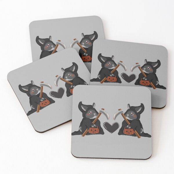 Item preview, Couple Grim Reaper Rabbit _ Bunniesmee Halloween Edition  designed and sold by bunniesmee.