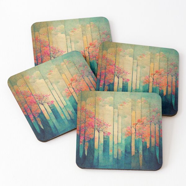 Item preview, Trees In A Asian Painting,  designed and sold by AmazinfArt.