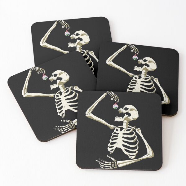 Item preview, Skeleton Eating an Eye Halloween Costume designed and sold by House Sparrow.