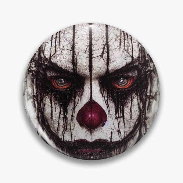 Artikelvorschau, Horror movie clown - Midjourney entworfen und verkauft von AI1artist.