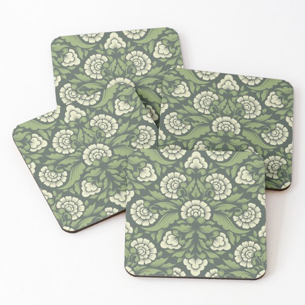 Item preview, 2191 - Victorian flowers pattern designed and sold by RouCouCou.