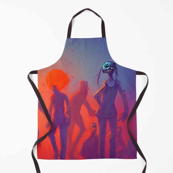 Item preview, Zombie parade on Halloween night designed and sold by RebelPurpleGirl.