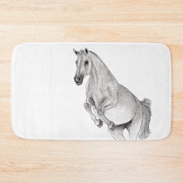 Item preview, gray horse in jump designed and sold by SylvieG18.