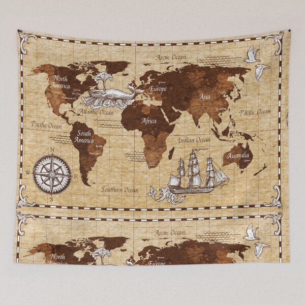 Item preview, Retro map designed and sold by OneShirt99.