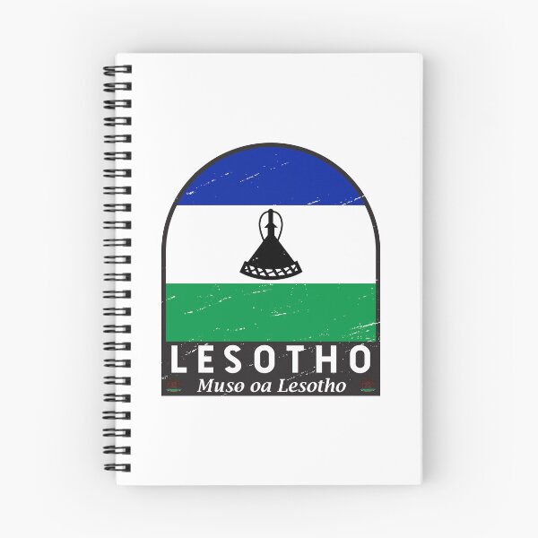 Item preview, Lesotho Flag Emblem Distressed Vintage designed and sold by KrisSidDesigns.